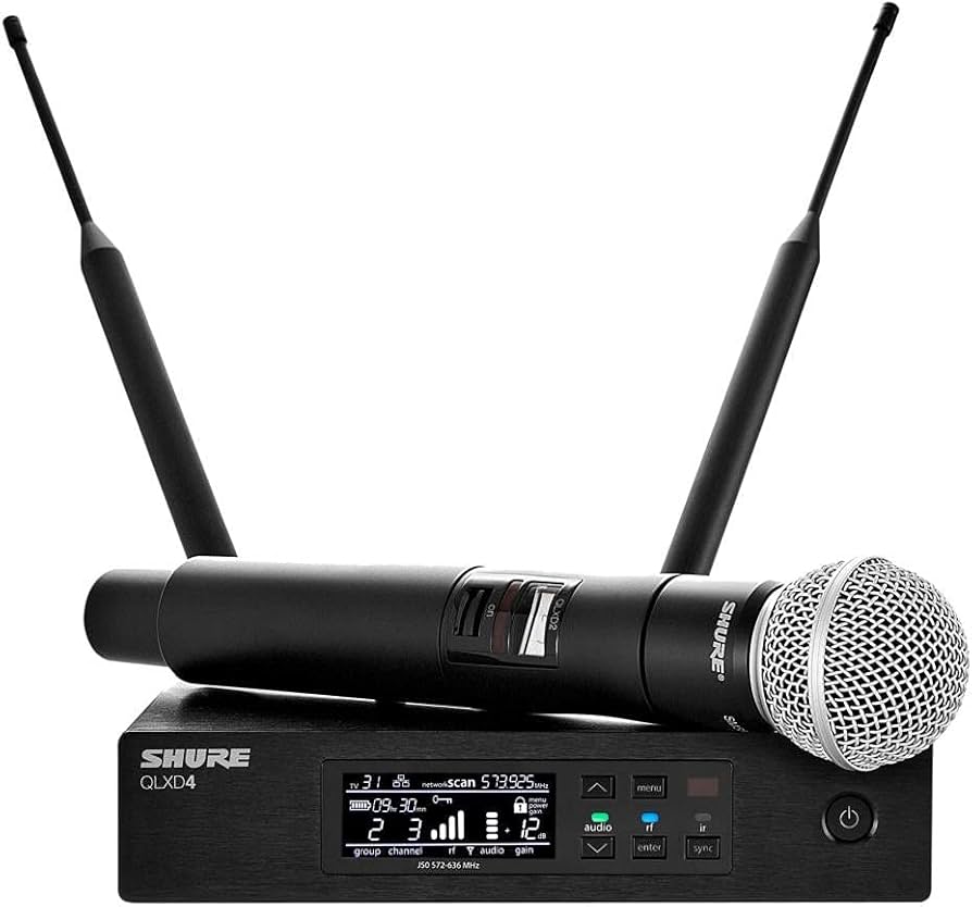 Amazon.com: Shure QLXD24/SM58 Handheld Wireless System with SM58