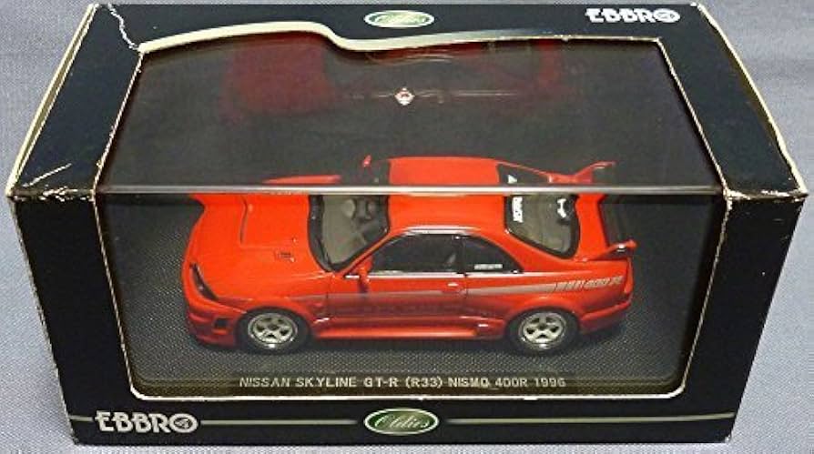 Amazon.co.jp: エブロ 1/43 ニッサン スカイライン GT-R R33 ニスモ