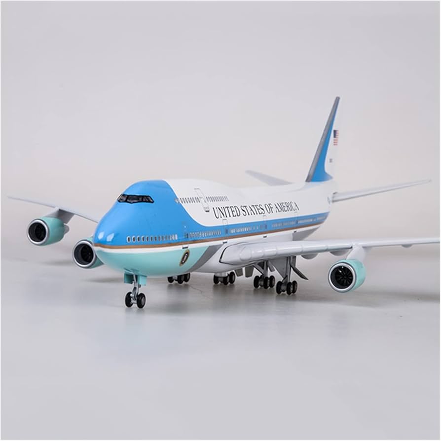 Amazon | 飛行機 模型 完成品 47cm ボーイング 747 エアフォースワン