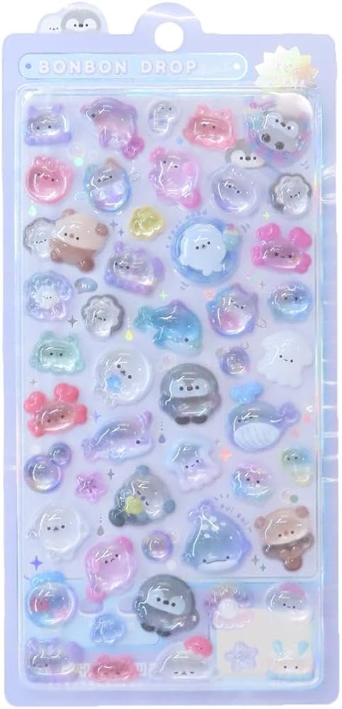 Amazon.co.jp: クーリア ボンボンドロップシール ぷかぷかボンボン