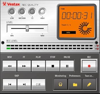 Amazon | Vestax ポータブルターンテーブル handytrax USB WHITE