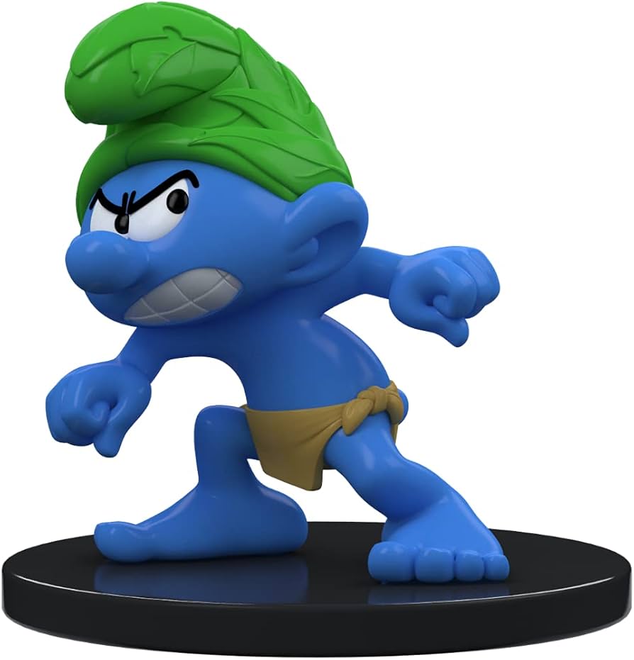 Amazon.com: Puppy Collection Figurine The Smurfs, The Wild Smurf