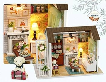Amazon.co.jp: (t-FREAK) ドールハウス 手作りキットセットミニチュア