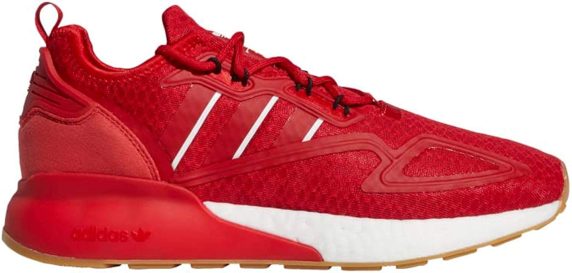 Amazon.com | adidas ZX 2K Boost Shoes Men's, Red, Size 10.5 | Road