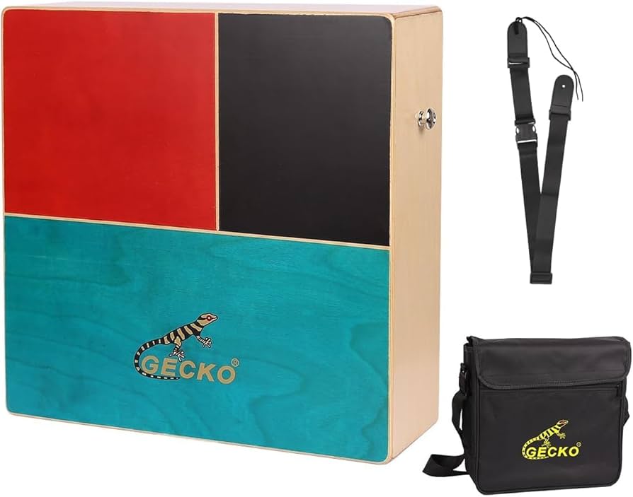 Amazon | GECKO カホン、カジョンドラム、ポータブルカホン - 両面