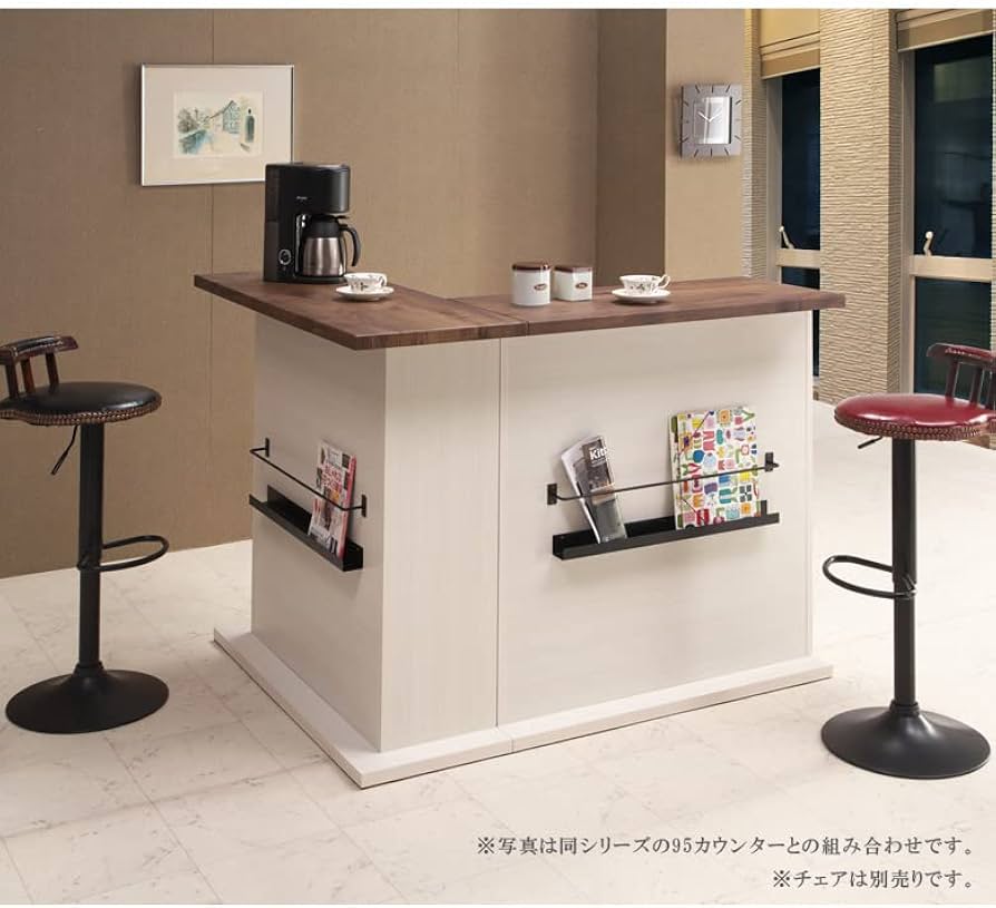 Amazon｜キッチン収納 キッチンカウンター テーブル 幅95cm 95 完成品
