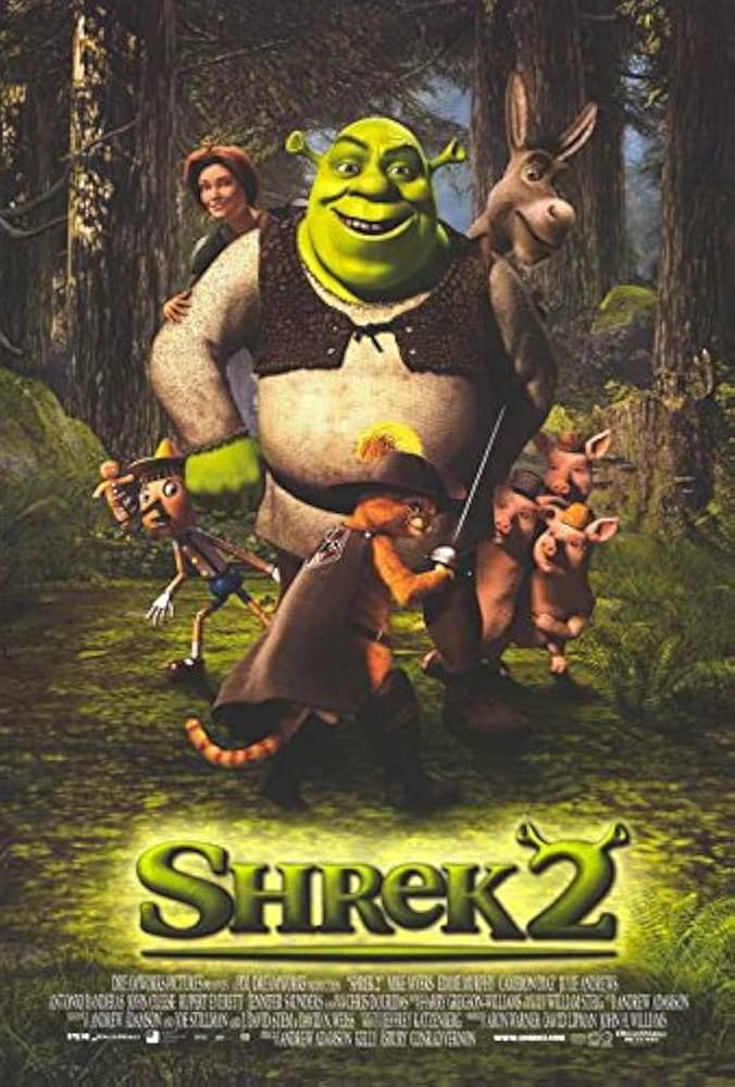 Amazon.co.jp: 【大判】映画ポスター 海外版 シュレック2 (68.5 cm x