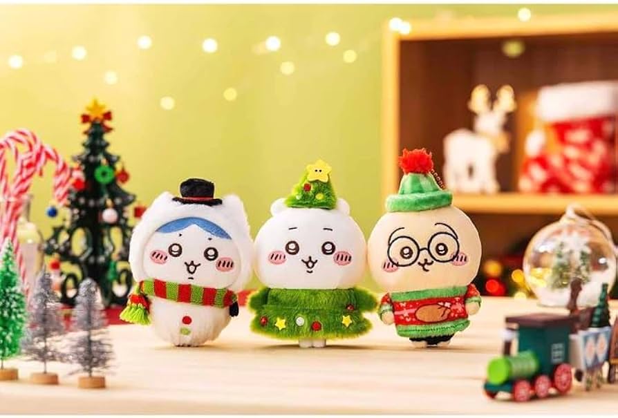 Amazon.co.jp: ちいかわ ハッピーホリデーなマスコット ぬいぐるみ