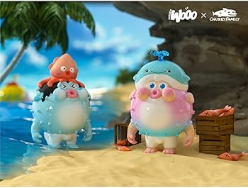 Amazon.com: HIDDEN WOOO x CHUBBY FAMILY CHUBBYPOPO Ocean Series