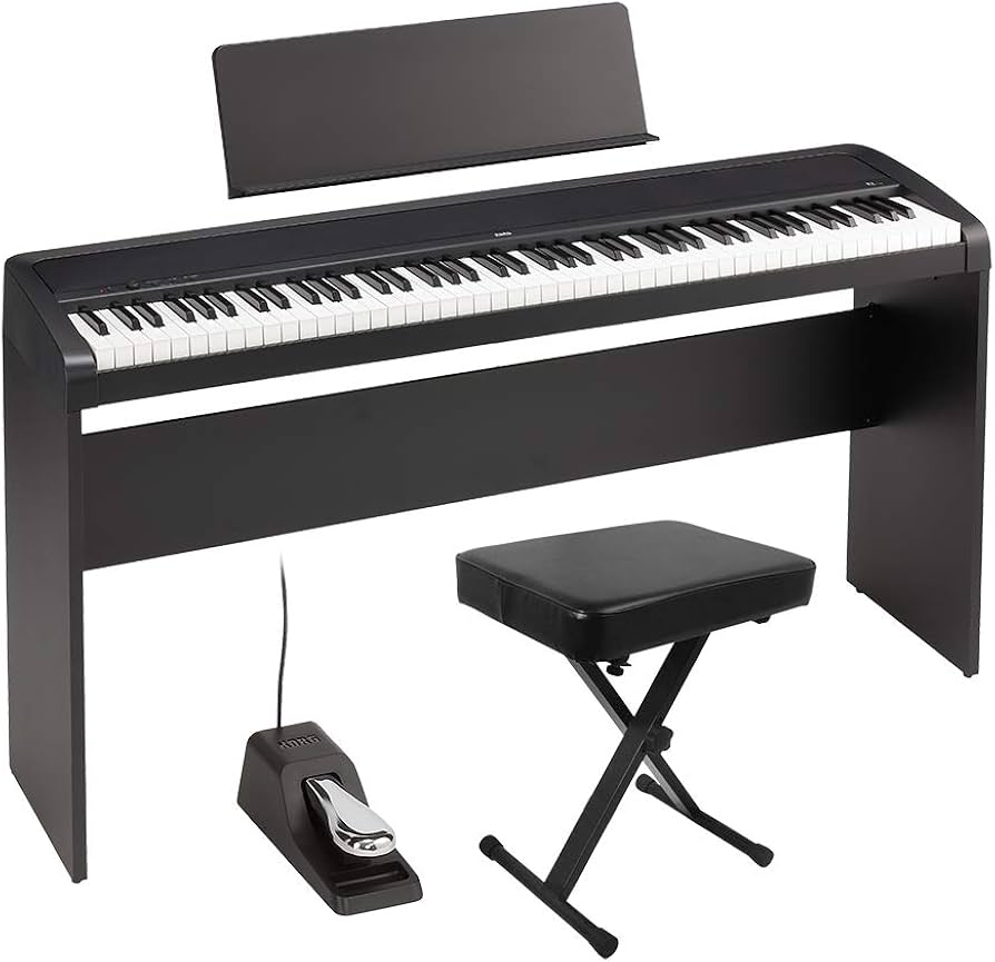 Amazon | KORG B2 BK ブラック 専用スタンド・Xイスセット 電子ピアノ