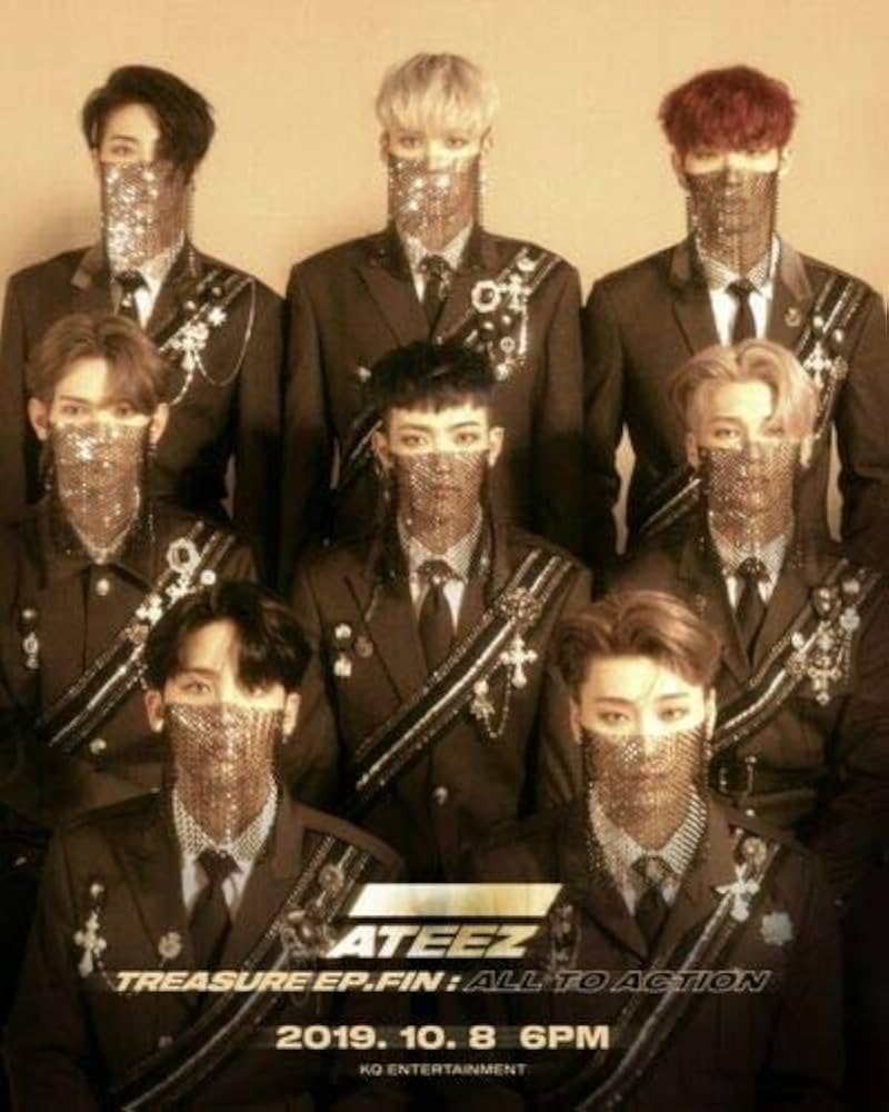 Amazon.com: Ateez Treasure EP.Fin : All To Action 1st Album Z
