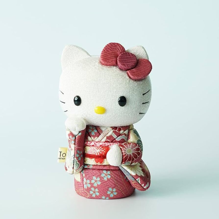 Amazon.co.jp: 招きハローキティ(立ち) 【紫】キティちゃん 人形 柿沼