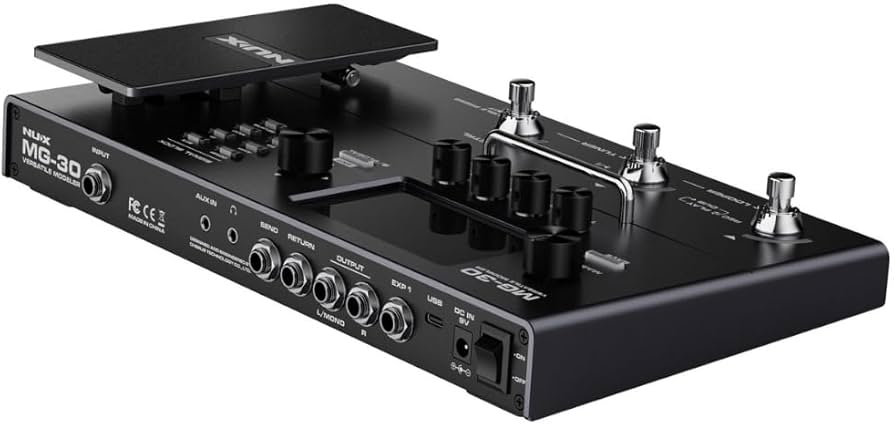 Amazon.com: NUX MG30 Guitar Multi-Effects Pedal Guitar/Bass