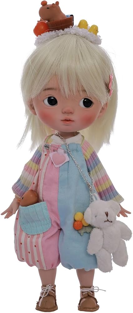 Amazon.com: Oueneifs Xavibjd 1/6 Bjd Doll Rainbow Cute Girl Double