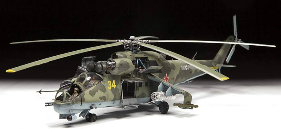 Amazon.com: Zvezda 7315 - Soviet Attack Helicopter MI-24P HIND