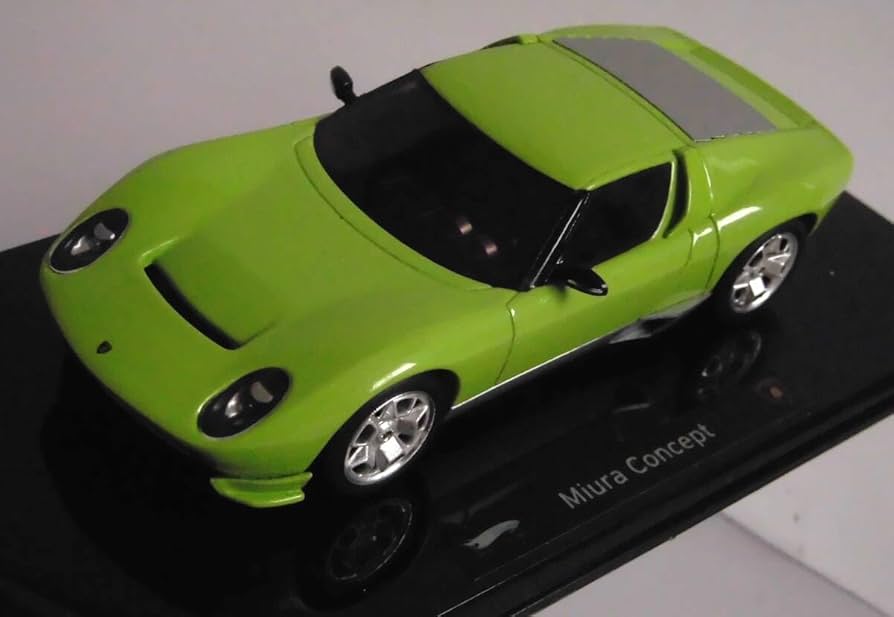 Amazon | 1/43 ランボルギーニ ミウラ コンセプト 黄緑 HW エリート