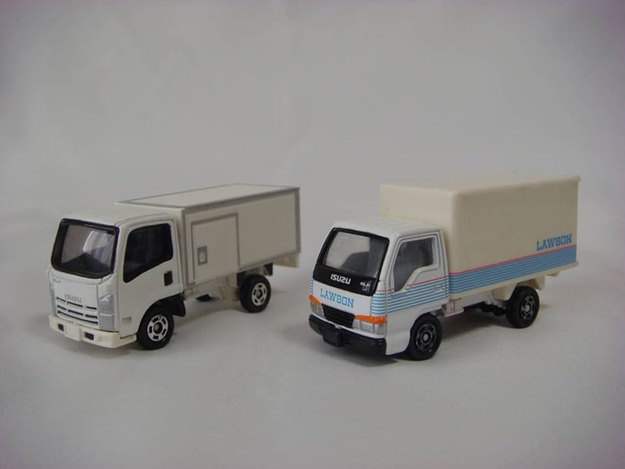 Amazon | トミカ ☆ いすゞ エルフ ローソン 配送車 ＆ No.6 エルフ