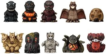 Amazon.co.jp: ゴジラ ソフビパペットマスコット 10個入りBOX : おもちゃ
