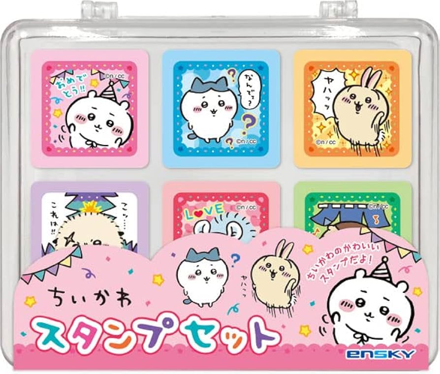 Amazon | エンスカイ ちいかわ スタンプセット 約91×108×34mm ABS 合成