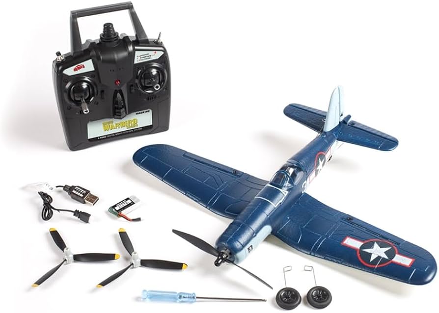 Amazon.com: Rage RC F4U Corsair Jolly Rogers Micro RTF Airplane