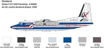 Fokker F27 Friendship - 1/72 - Italeri 1430 | Amazon.com.br