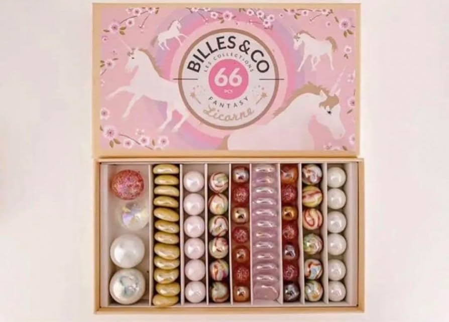 Amazon | BILLES&CO ビー玉セット Unicorn ユニコーン | ビー玉 | おもちゃ