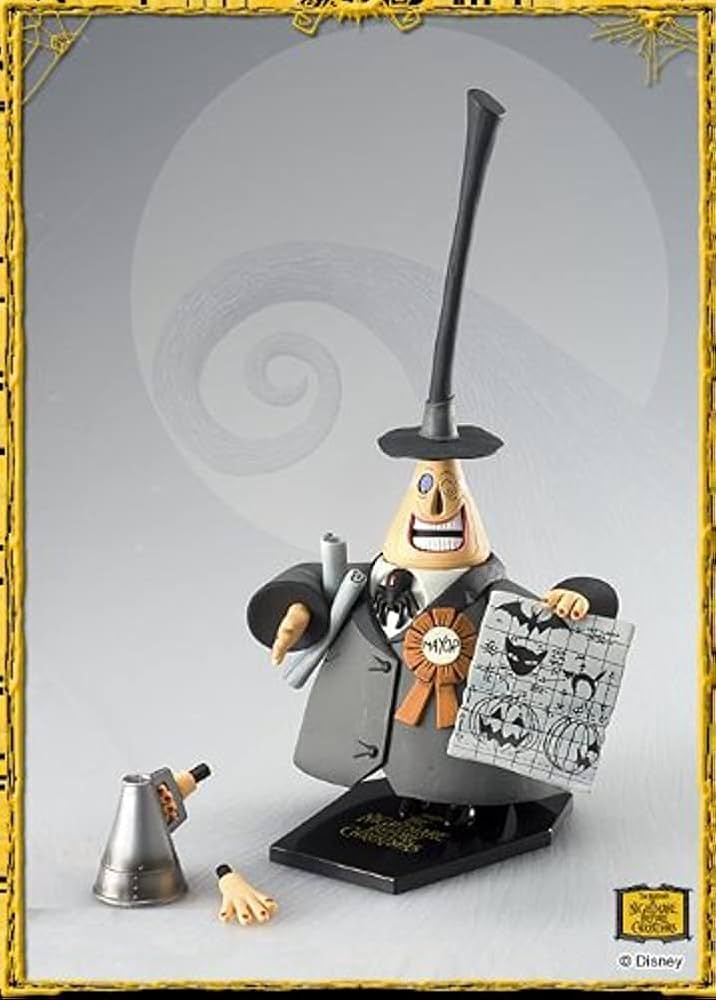 Amazon.com: The Nightmare Before Christmas Mayor, Series 1 Action