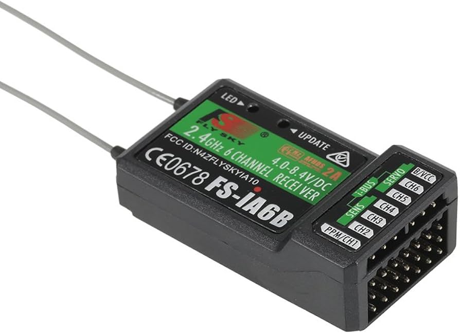 Amazon | Goolsky Flysky FS-iA6B 2.4G 6Ch チャンネル 受信機 PPM