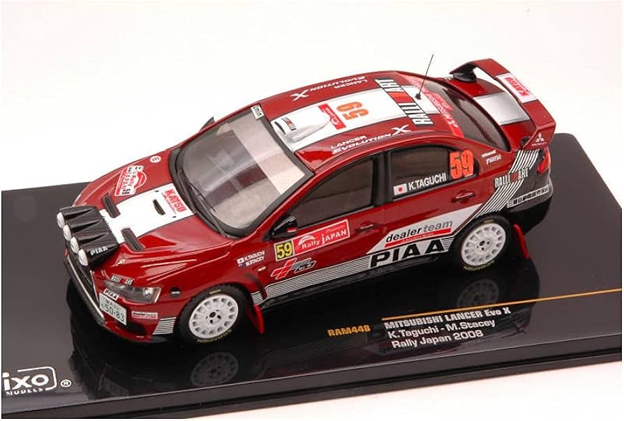 Amazon.co.jp: イクソ 1/43 ミツビシ ランサー エボ10 ジャパン 2008