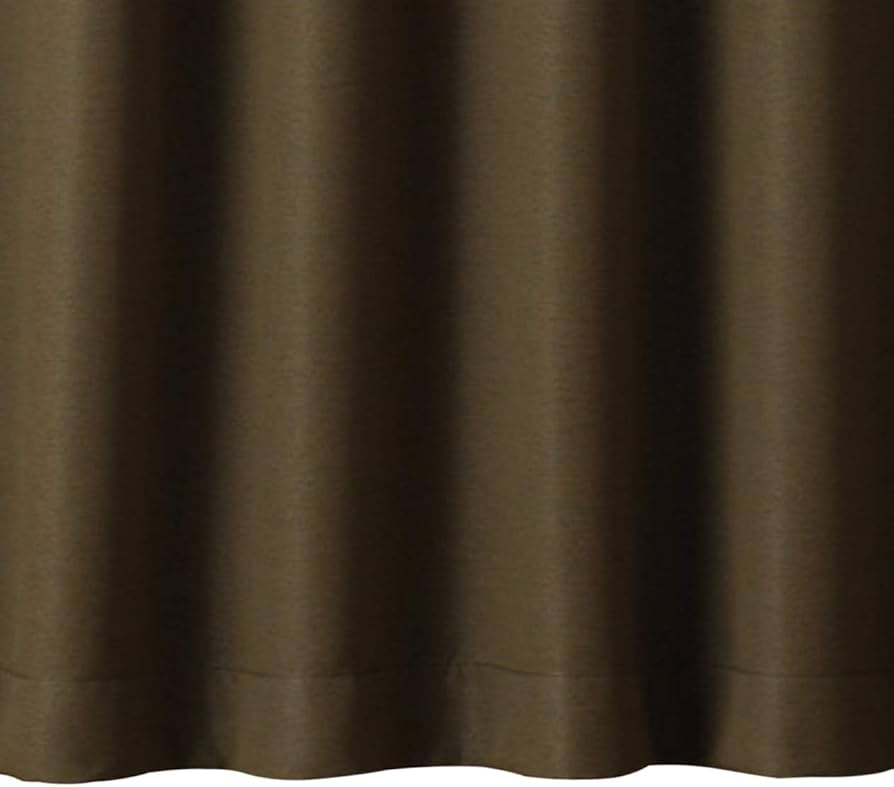 Amazon｜無印良品 ポリエステル二重織プリーツカーテン(防炎・遮光性