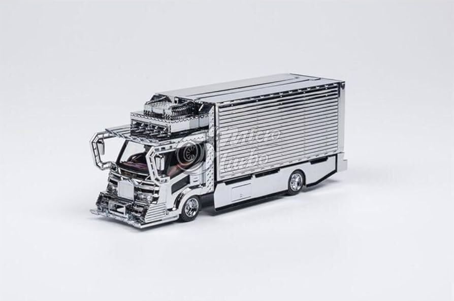 Amazon.co.jp: Micro Turbo 1/64 箱車 デコトラ ウイング 大型