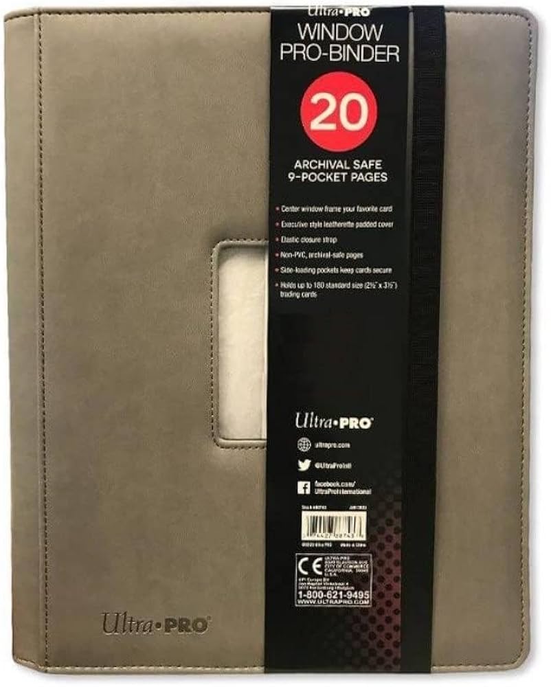 Amazon.com: Ultra Pro Premium PRO-BINDER Padded Leatherette 9