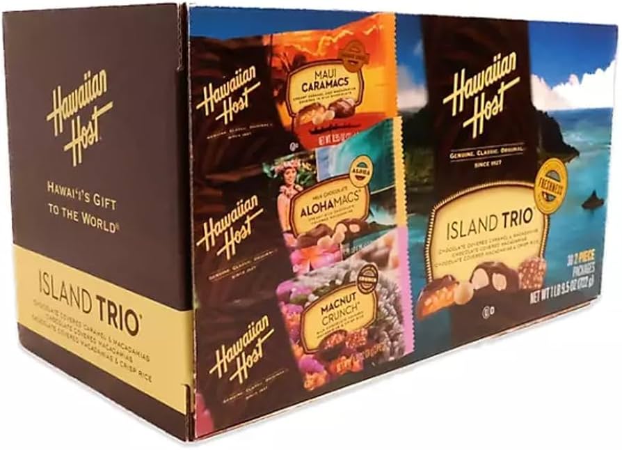 Amazon.com : Hawaiian Host Island Trio – Maui Caramacs, AlohaMacs