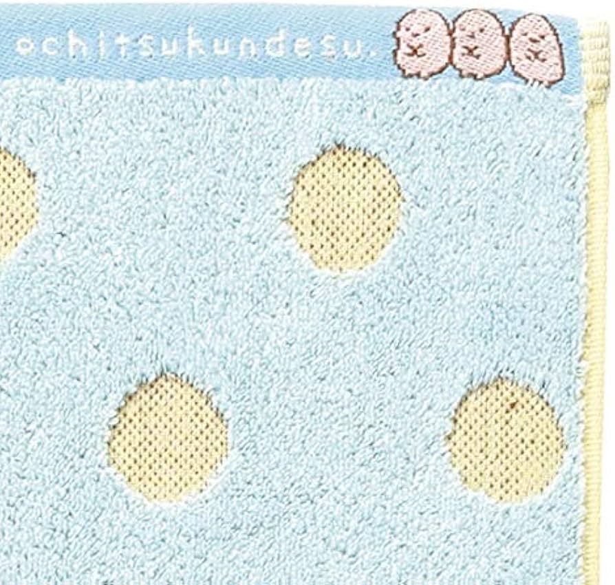 Amazon｜丸眞 フェイスタオル すみっコぐらし 34×80cm ドットとかげ 綿
