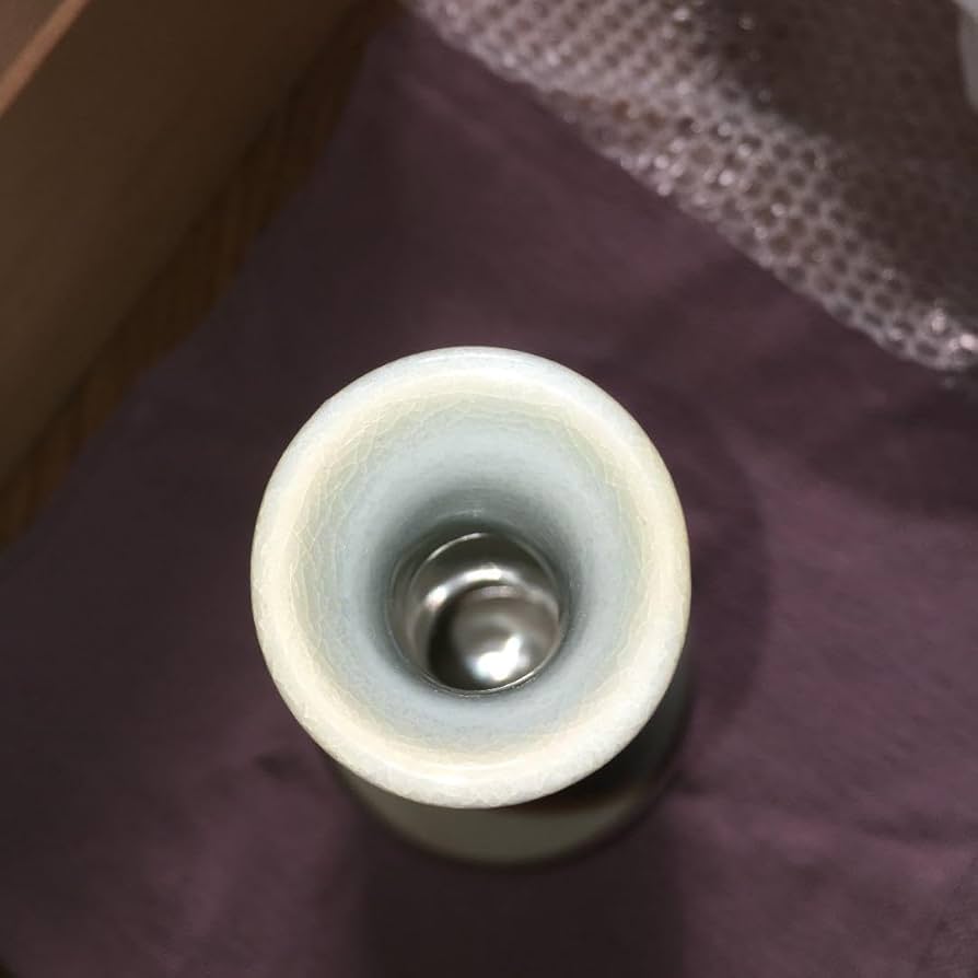 Amazon.co.jp: 0237 萩焼 花入 窯元 天鵬山 花瓶 花器 フラワーベース