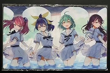 Amazon | 柚子 セレナ リン 瑠璃 プレイマット 遊 戯 王 白セーラー服