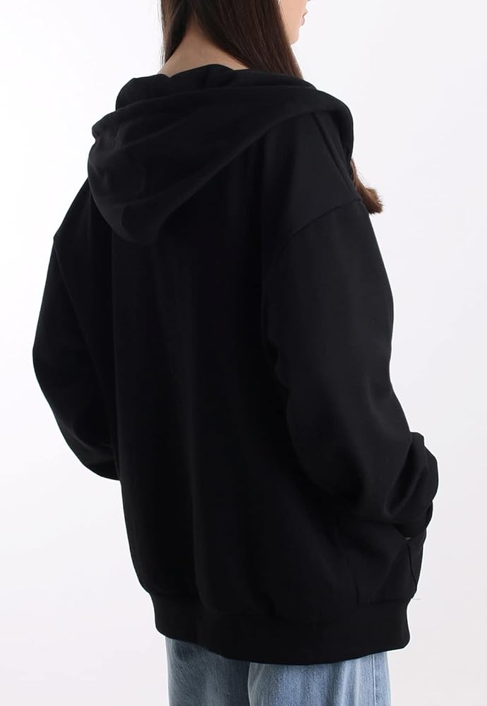 Amazon.com: MAJECLO Women's Comfy Lightweight Oversized Zip Up