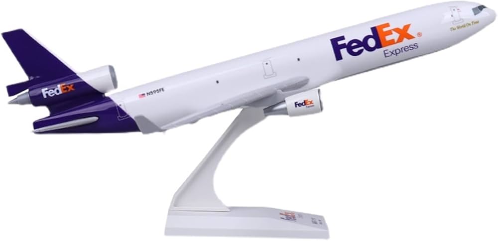 Amazon.co.jp: ダイカスト航空機: 1:200 スケール MD-11 Fedex Cargo