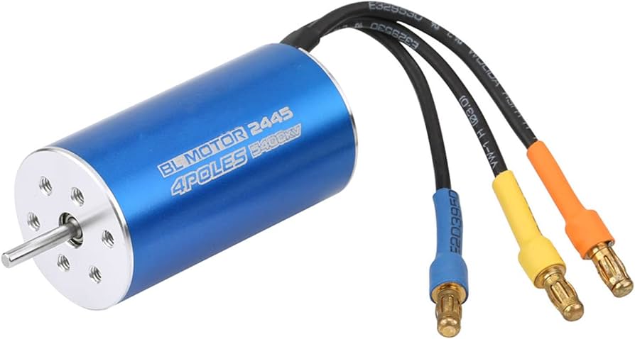 Amazon | 2445 5400KV センサーレス ブラシレス モーター、￠2.3mm