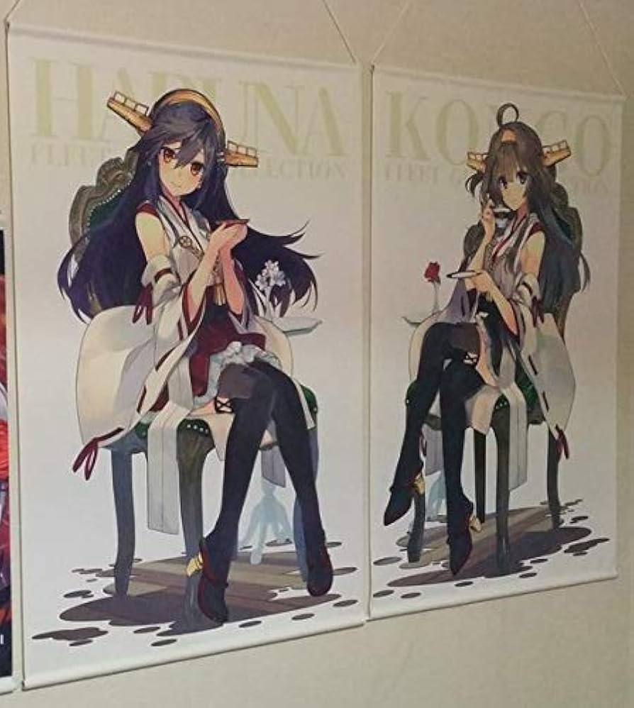 Amazon.co.jp: 艦これ A1 タペストリー 2種セット （榛名 & 金剛