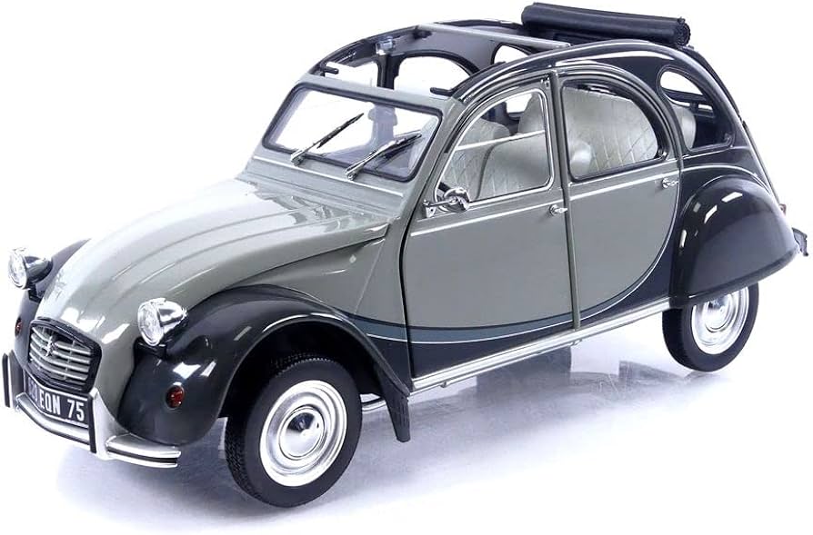Amazon | NOREV B シトロエン 2CV チャールストン 83 グレー 1/18