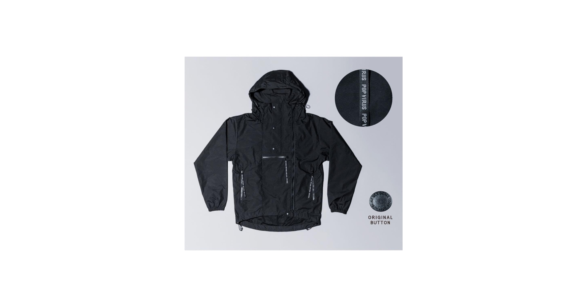 Amazon.co.jp: 星野源 2019 POPVIRUS グッズ アノラックパーカー