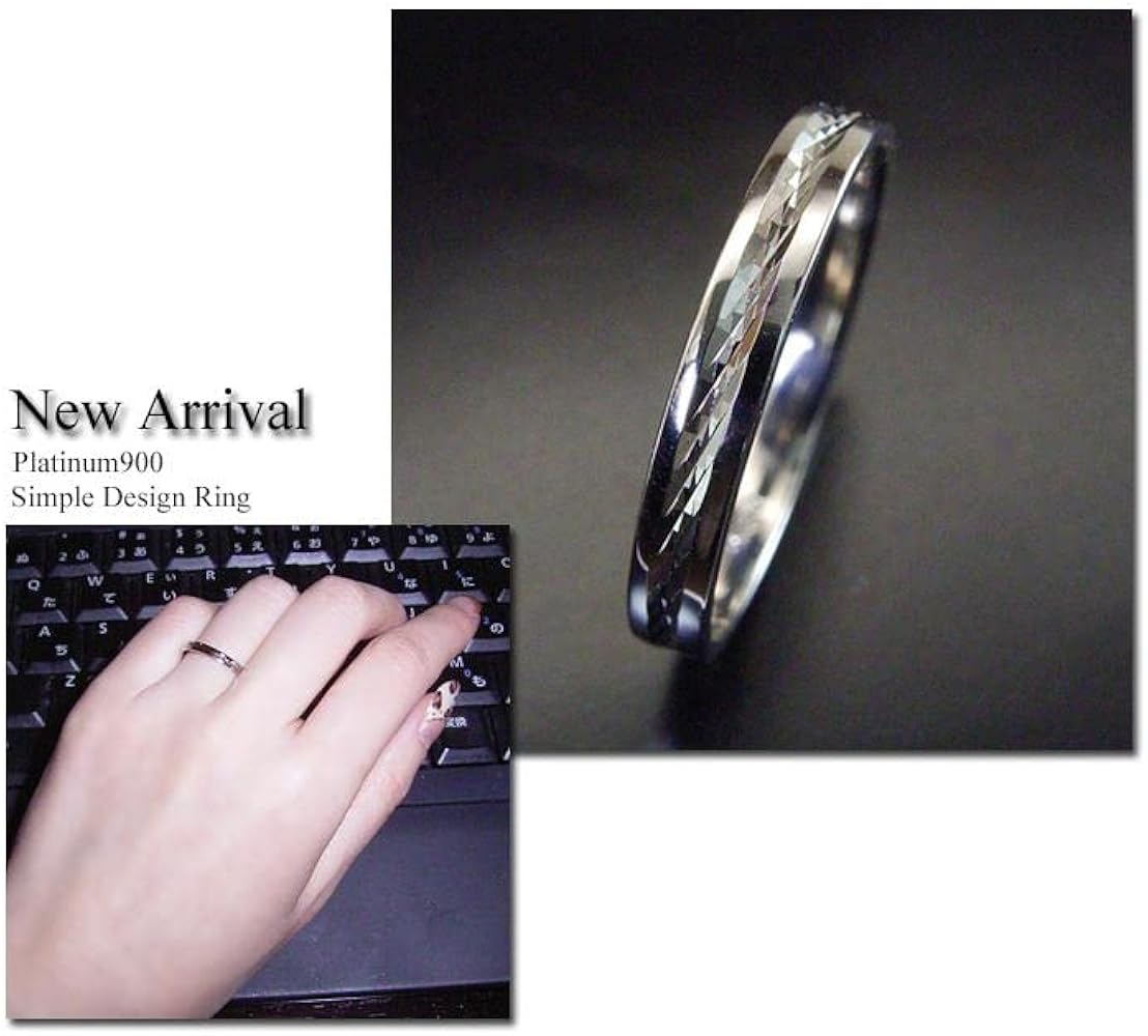 Amazon | [ヴィーナス ジュエリー] プラチナ リング 指輪 プラチナ900