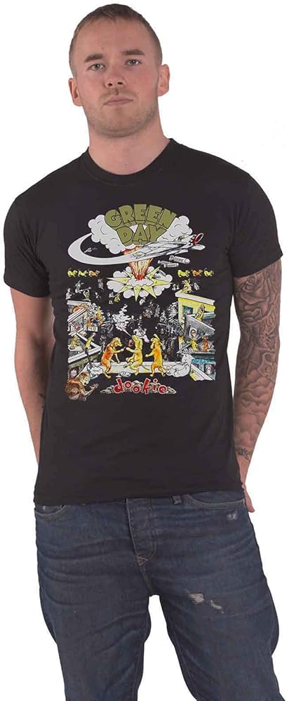 Amazon.com: Green Day T Shirt 1994 Tour Dookie Official Vintage