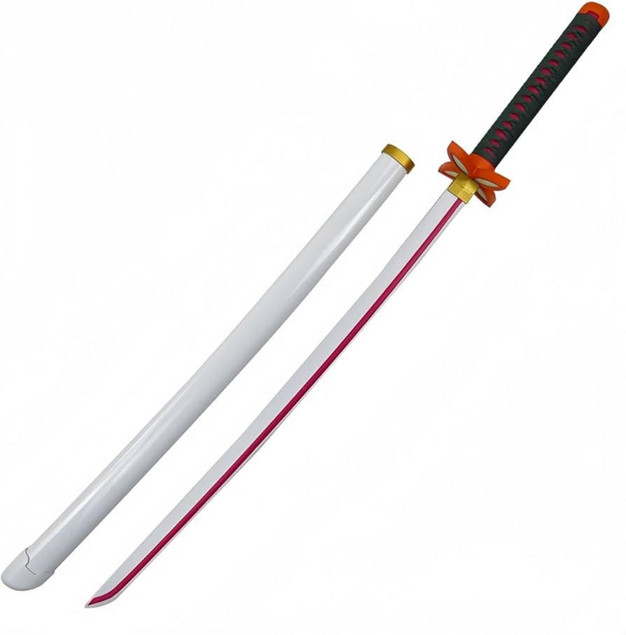 Amazon.co.jp: 鬼滅の刃 日輪刀 ABS 長さ:104CM 鬼殺隊 完成度高い