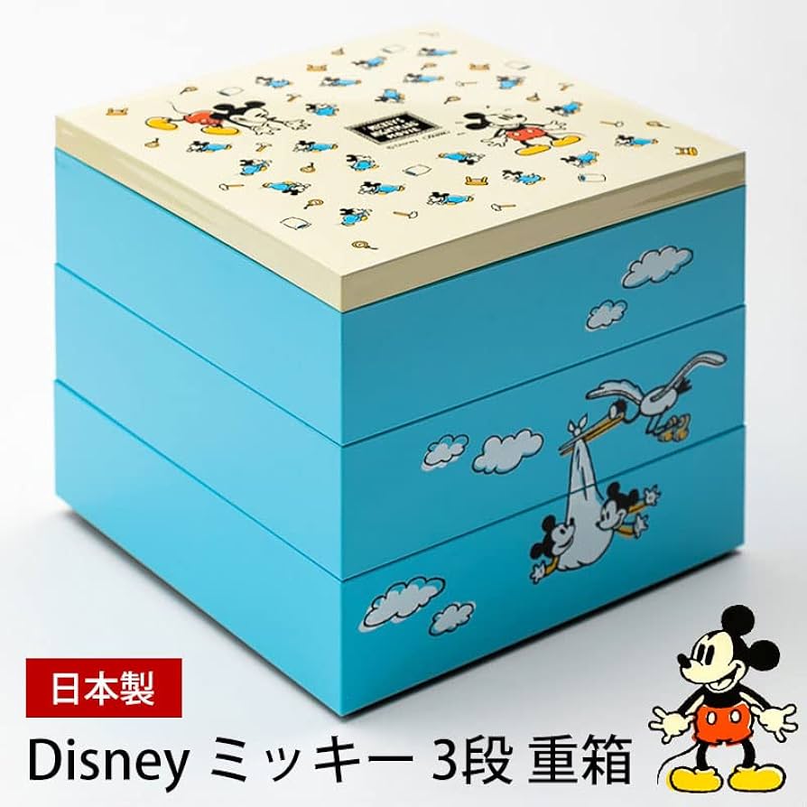 Amazon｜重箱 Disney ミッキー NM ディズニー ミッキーマウス 3段
