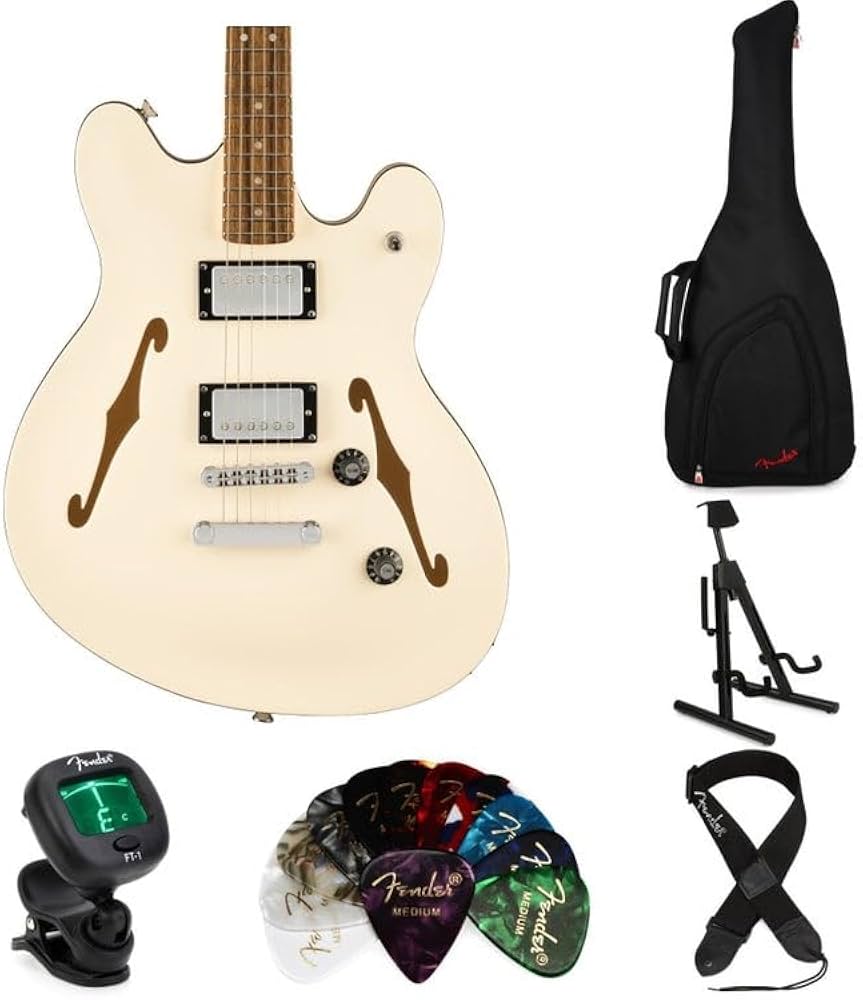 Amazon.com: Squier Affinity Series Starcaster Deluxe Semi