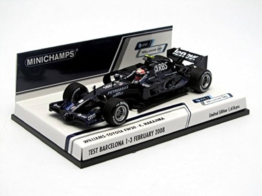 Amazon.co.jp: Minichamps DP 1/43 Wトヨタ FW30 中嶋一貴 バルセロナ