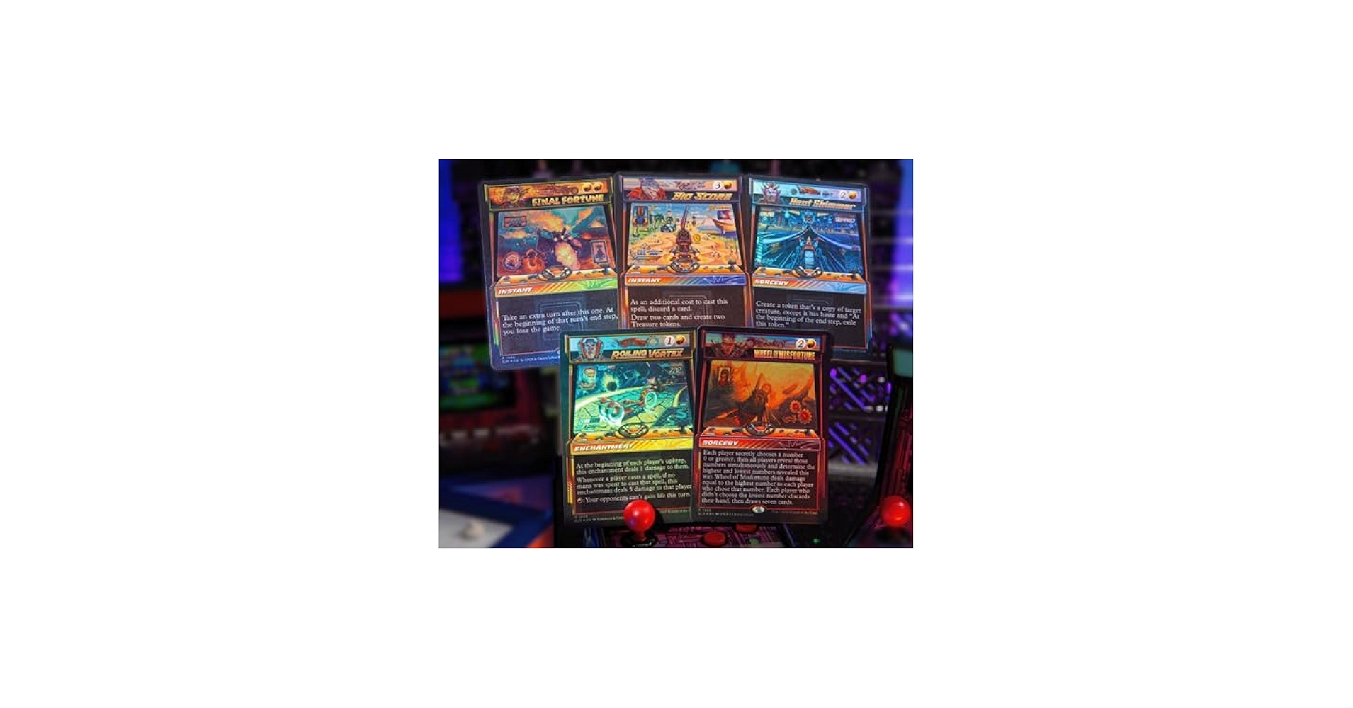 Amazon.com: MTG Secret Lair: Arcade Racers (Foil Edition) : Toys