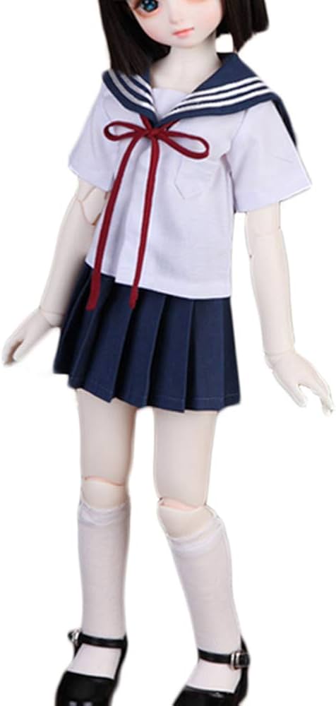 Amazon.co.jp: 人形メイド服 球体関節人形着せ替え ドール セーラー服